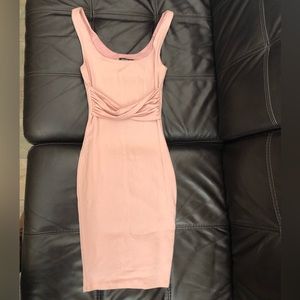Pink Sleeveless Midi Dress Fashion Nova Xtra Small